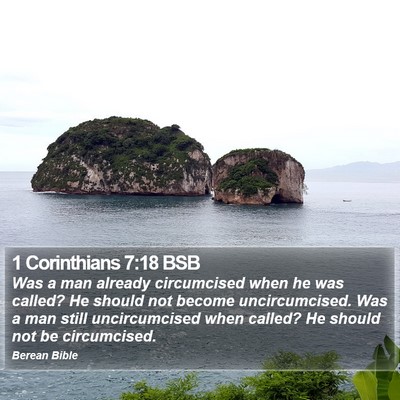 1 Corinthians 7:18 BSB Bible Verse Image