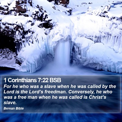 1 Corinthians 7:22 BSB Bible Verse Image