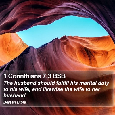 1 Corinthians 7:3 BSB Bible Verse Image