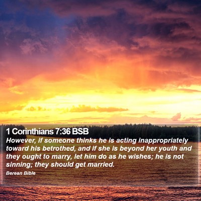 1 Corinthians 7:36 BSB Bible Verse Image