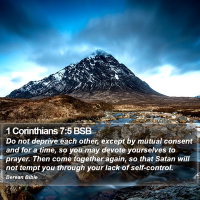 1 Corinthians 7:5 BSB Bible Verse Image