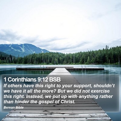 1 Corinthians 9:12 BSB Bible Verse Image