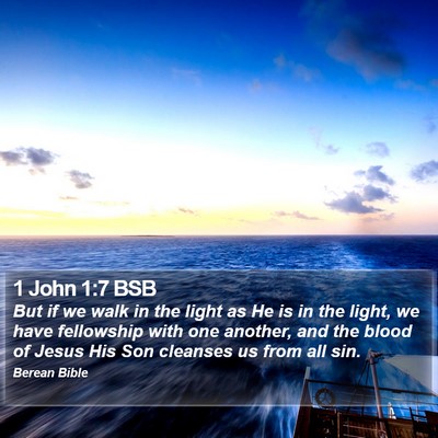 1 John 1:7 BSB Bible Verse Image