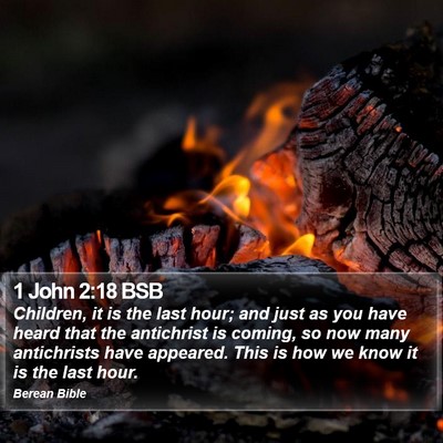 1 John 2:18 BSB Bible Verse Image