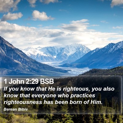 1 John 2:29 BSB Bible Verse Image