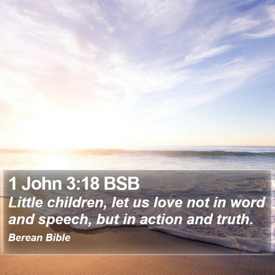 1 John 3:18 BSB Bible Verse Image