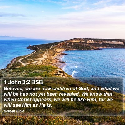 1 John 3:2 BSB Bible Verse Image