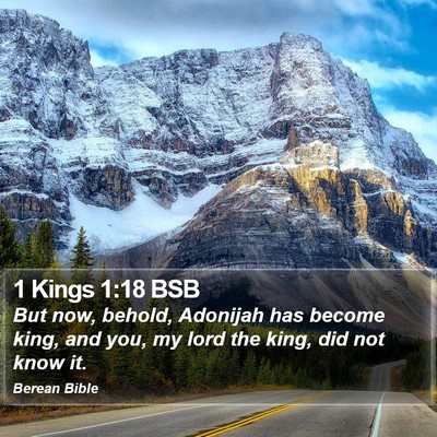 1 Kings 1:18 BSB Bible Verse Image