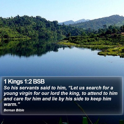 1 Kings 1:2 BSB Bible Verse Image