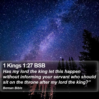 1 Kings 1:27 BSB Bible Verse Image