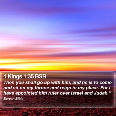 1 Kings 1:35 BSB Bible Verse Image