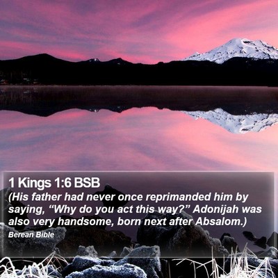 1 Kings 1:6 BSB Bible Verse Image