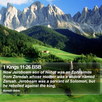 1 Kings 11:26 BSB Bible Verse Image