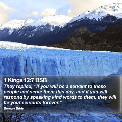 1 Kings 12:7 BSB Bible Verse Image