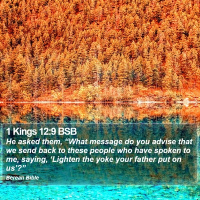 1 Kings 12:9 BSB Bible Verse Image