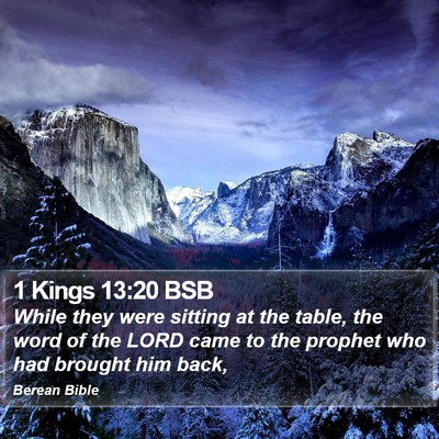 1 Kings 13:20 BSB Bible Verse Image