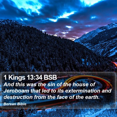 1 Kings 13:34 BSB Bible Verse Image