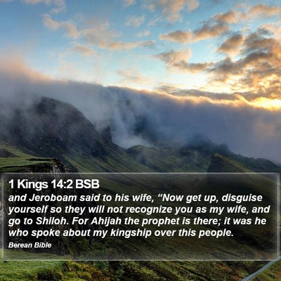 1 Kings 14:2 BSB Bible Verse Image