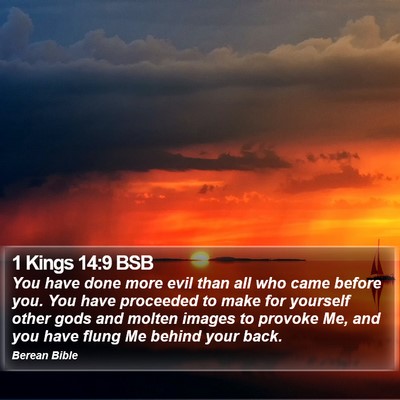 1 Kings 14:9 BSB Bible Verse Image