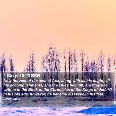 1 Kings 15:23 BSB Bible Verse Image
