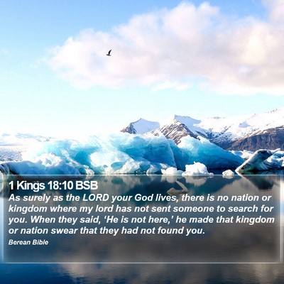 1 Kings 18:10 BSB Bible Verse Image