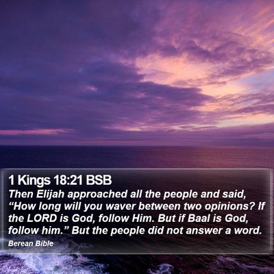 1 Kings 18:21 BSB Bible Verse Image