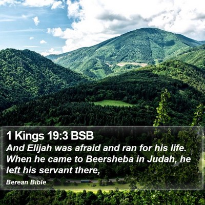 1 Kings 19:3 BSB Bible Verse Image
