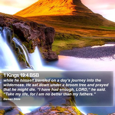 1 Kings 19:4 BSB Bible Verse Image