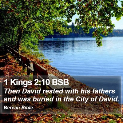 1 Kings 2:10 BSB Bible Verse Image