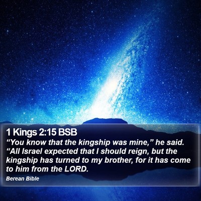 1 Kings 2:15 BSB Bible Verse Image