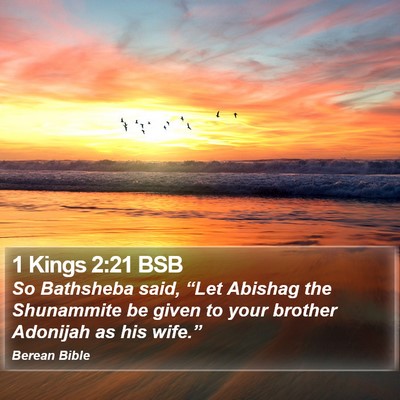 1 Kings 2:21 BSB Bible Verse Image