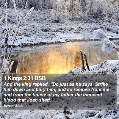 1 Kings 2:31 BSB Bible Verse Image