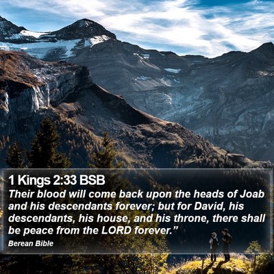 1 Kings 2:33 BSB Bible Verse Image