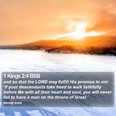 1 Kings 2:4 BSB Bible Verse Image