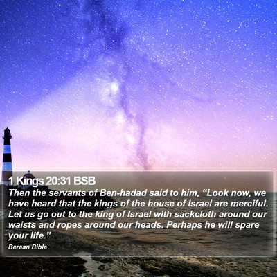 1 Kings 20:31 BSB Bible Verse Image