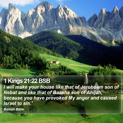 1 Kings 21:22 BSB Bible Verse Image
