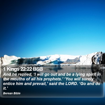 1 Kings 22:22 BSB Bible Verse Image
