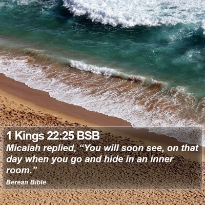 1 Kings 22:25 BSB Bible Verse Image
