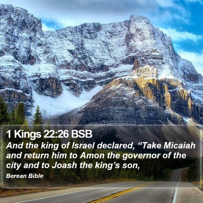 1 Kings 22:26 BSB Bible Verse Image