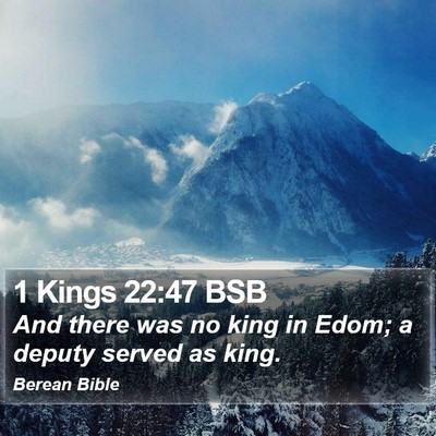 1 Kings 22:47 BSB Bible Verse Image
