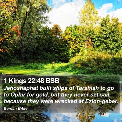 1 Kings 22:48 BSB Bible Verse Image