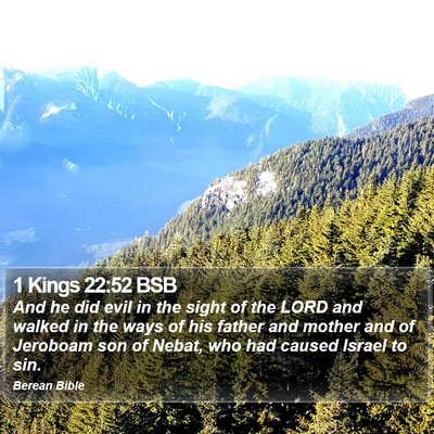 1 Kings 22:52 BSB Bible Verse Image