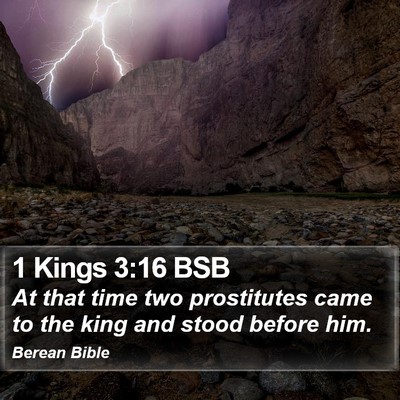 1 Kings 3:16 BSB Bible Verse Image