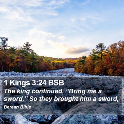 1 Kings 3:24 BSB Bible Verse Image