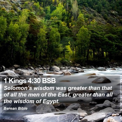 1 Kings 4:30 BSB Bible Verse Image
