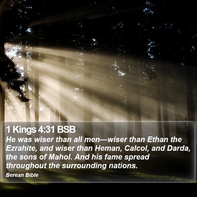 1 Kings 4:31 BSB Bible Verse Image