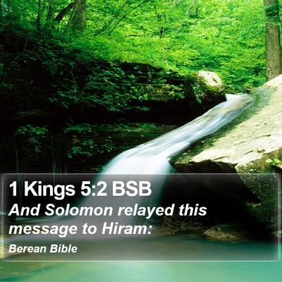 1 Kings 5:2 BSB Bible Verse Image