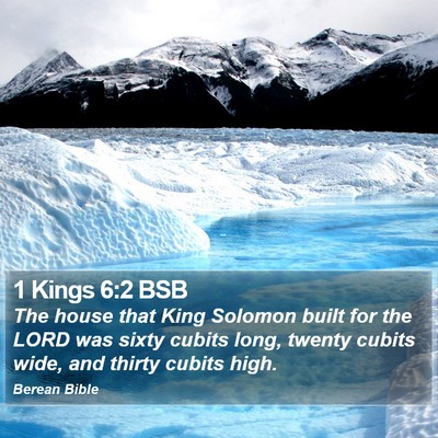 1 Kings 6:2 BSB Bible Verse Image