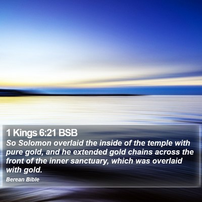 1 Kings 6:21 BSB Bible Verse Image