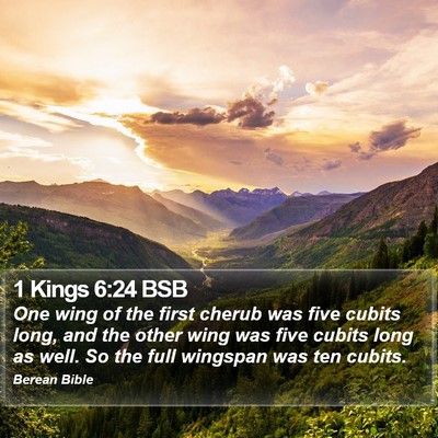 1 Kings 6:24 BSB Bible Verse Image